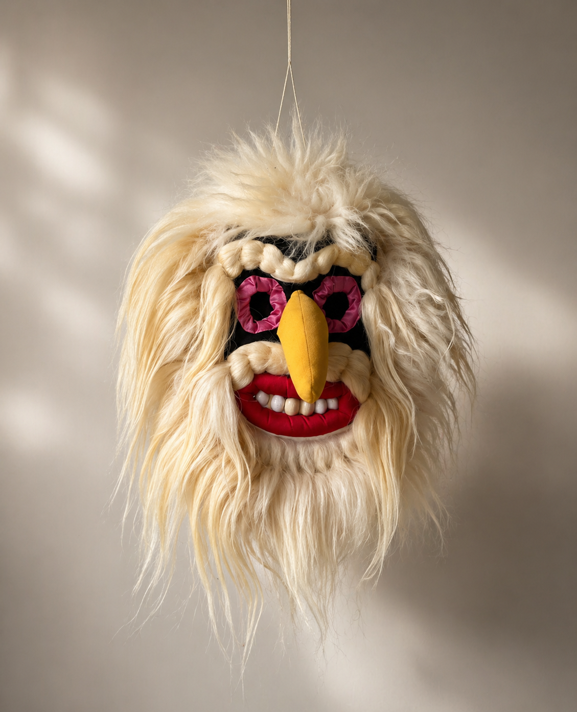 Handcrafted Romanian New Year Mask