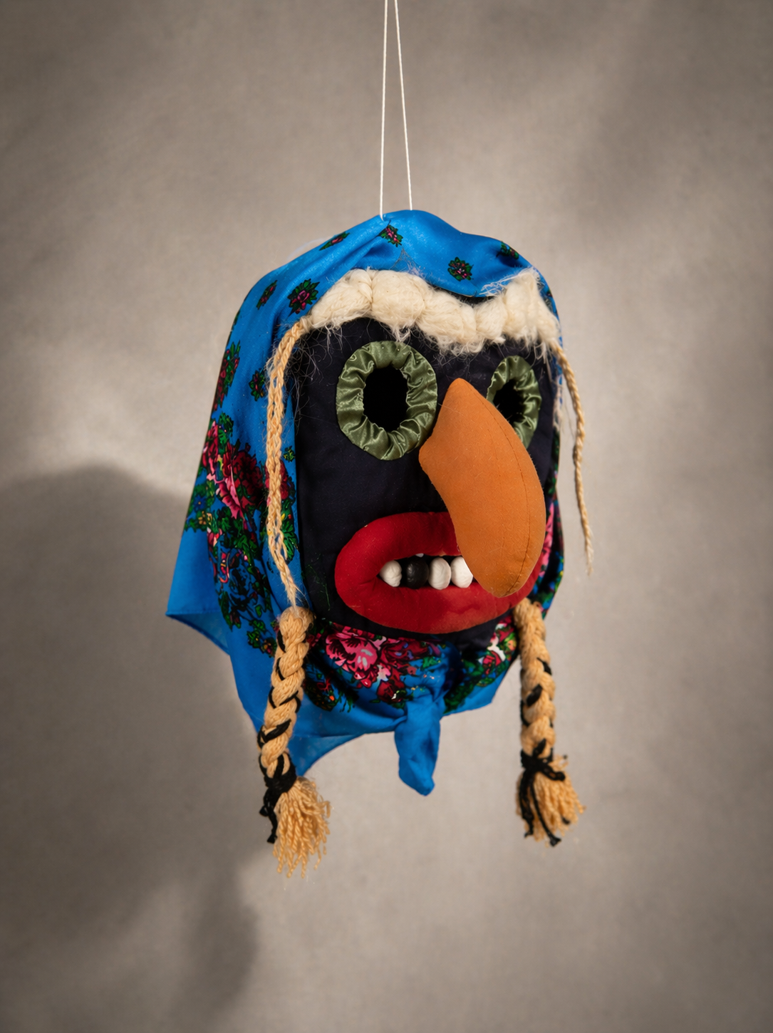 Handcrafted Romanian Traditional Mask – "Baba Leliță Ioana"