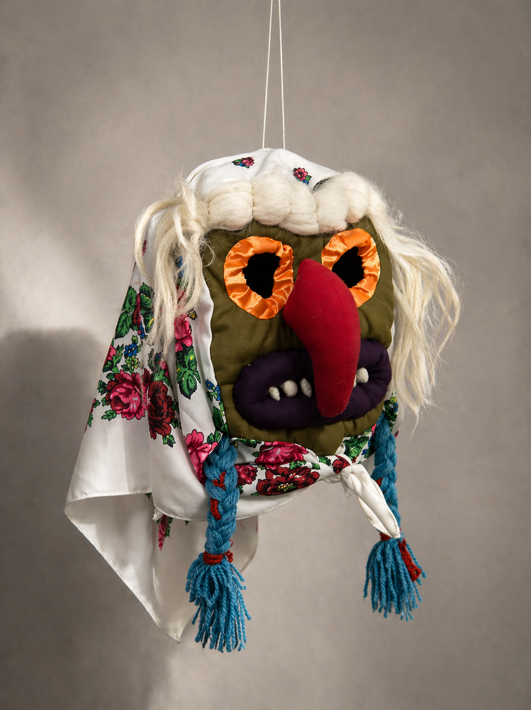 Handcrafted Romanian Traditional Mask – “Soacră Acră”