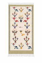 Handwoven Wool Rug – Tree of Life (Karamani Technique)
