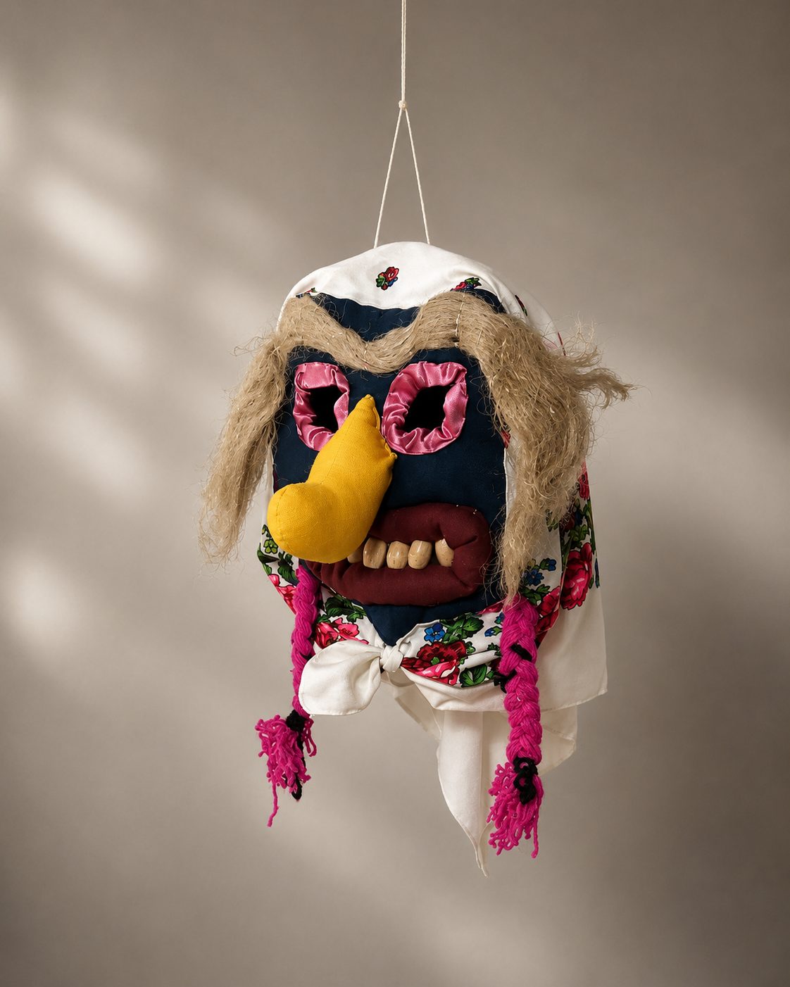 Handcrafted Romanian Traditional Mask – Tușa Floarea