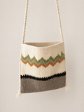 Woven Wool Bag – Zigzag Pattern
