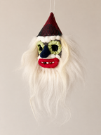 Handcrafted Romanian Mini Mask – Moșneag