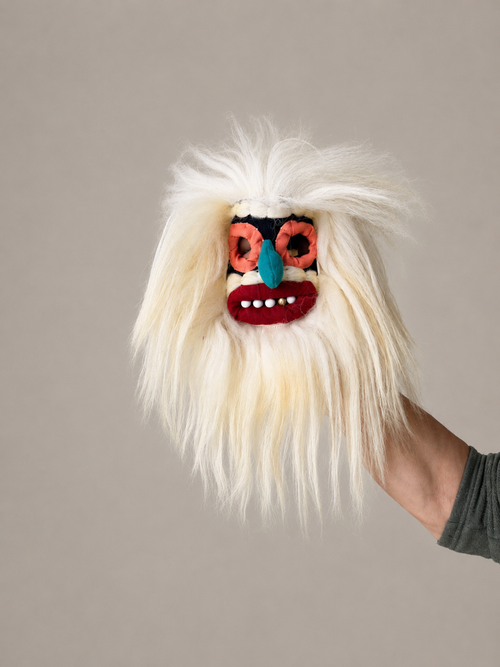 Handcrafted Romanian Mini Mask – Moșneag