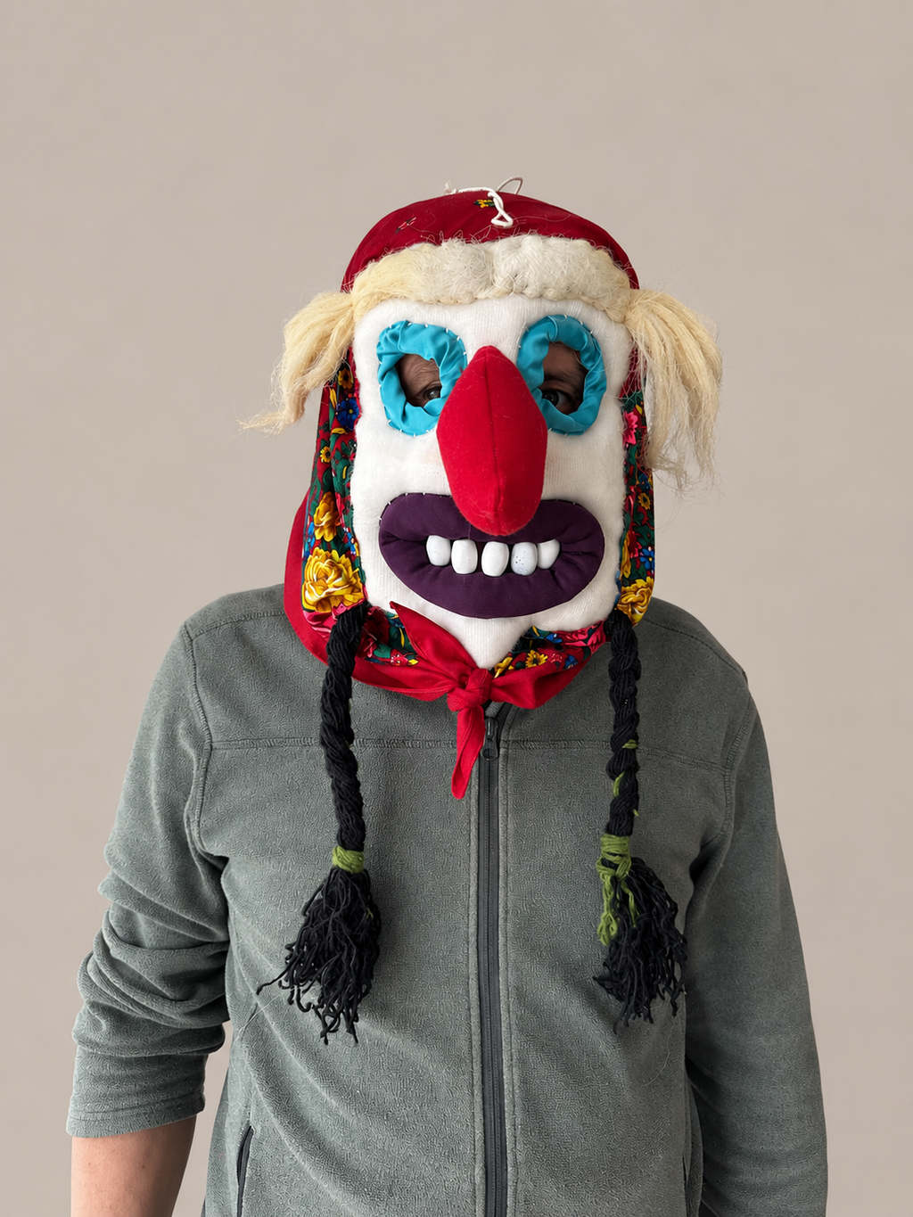 Handcrafted Romanian Traditional Mask – Băbuță