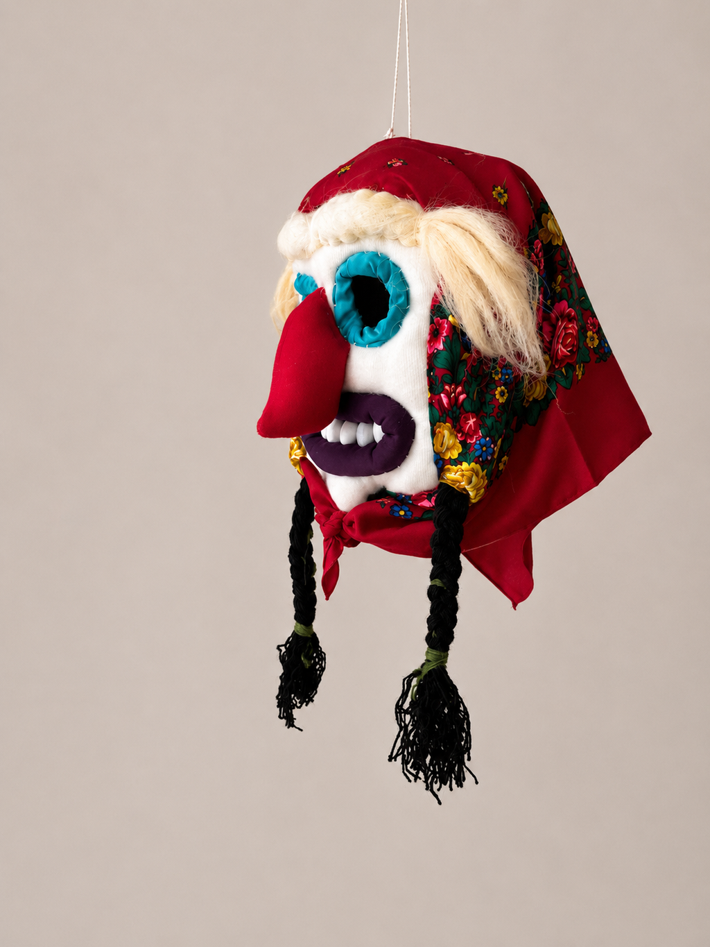 Handcrafted Romanian Traditional Mask – Băbuță