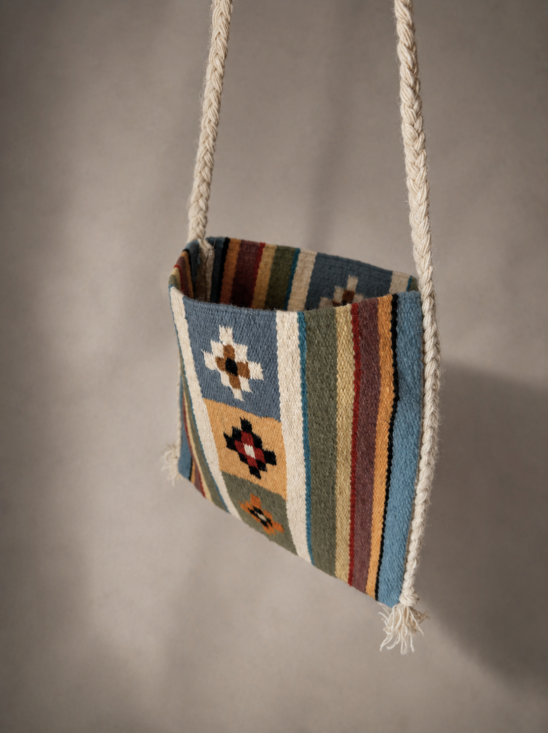 Woven Wool Bag – “Palat” Pattern