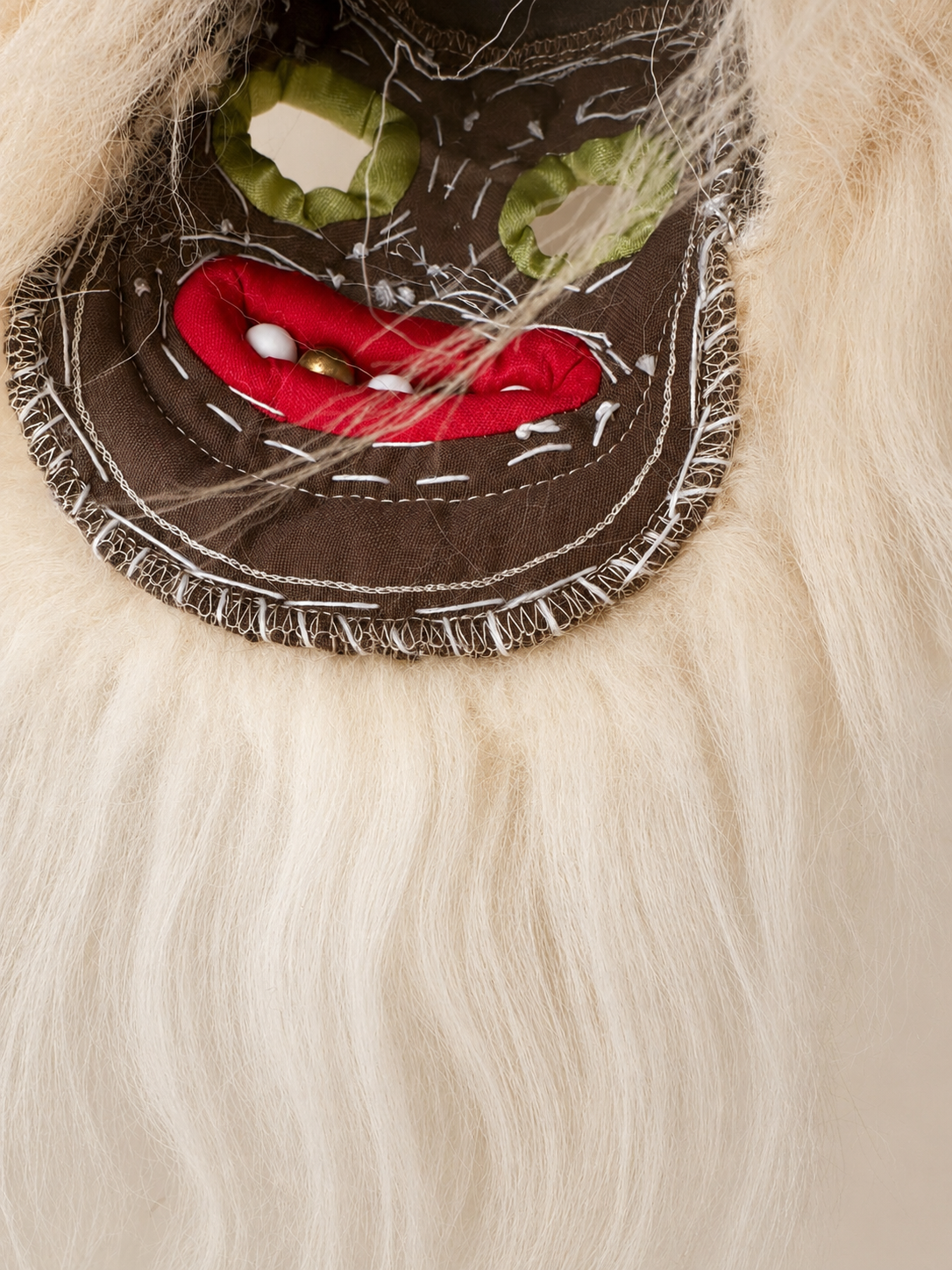 Handcrafted Romanian Mini Mask – Moșneag