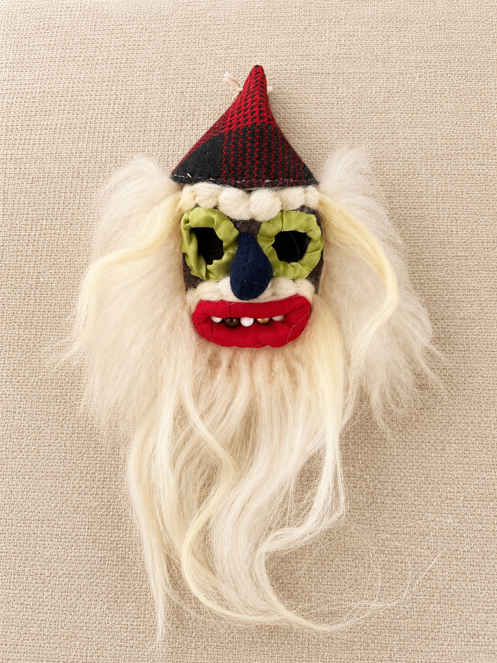 Handcrafted Romanian Mini Mask – Moșneag
