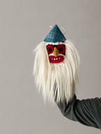Handcrafted Romanian Mini Mask – Moșneag