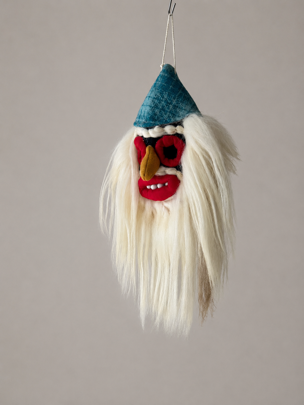 Handcrafted Romanian Mini Mask – Moșneag