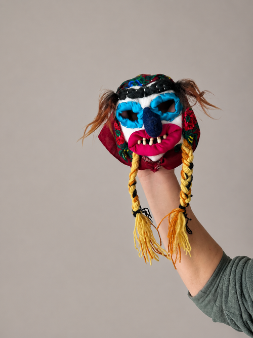 Handcrafted Romanian Mini Mask – Băbuță