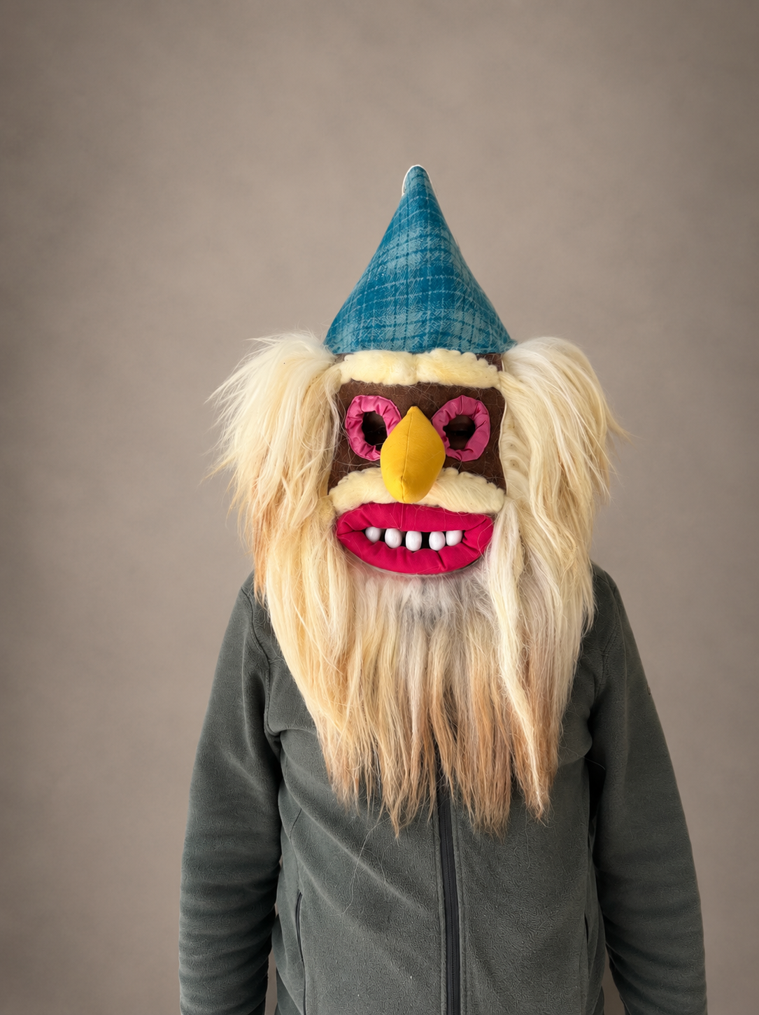 Handcrafted Romanian Traditional Mask – Moșneag