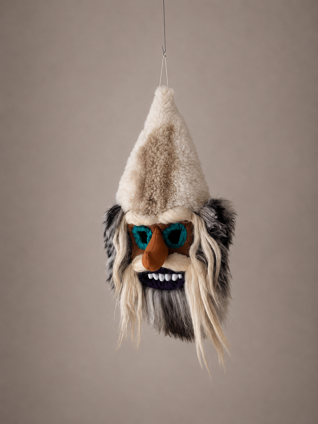 Handcrafted Romanian Traditional Mask – Moșneag