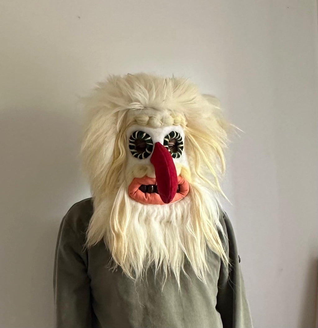 Handcrafted Romanian Traditional Mask – Moșneag
