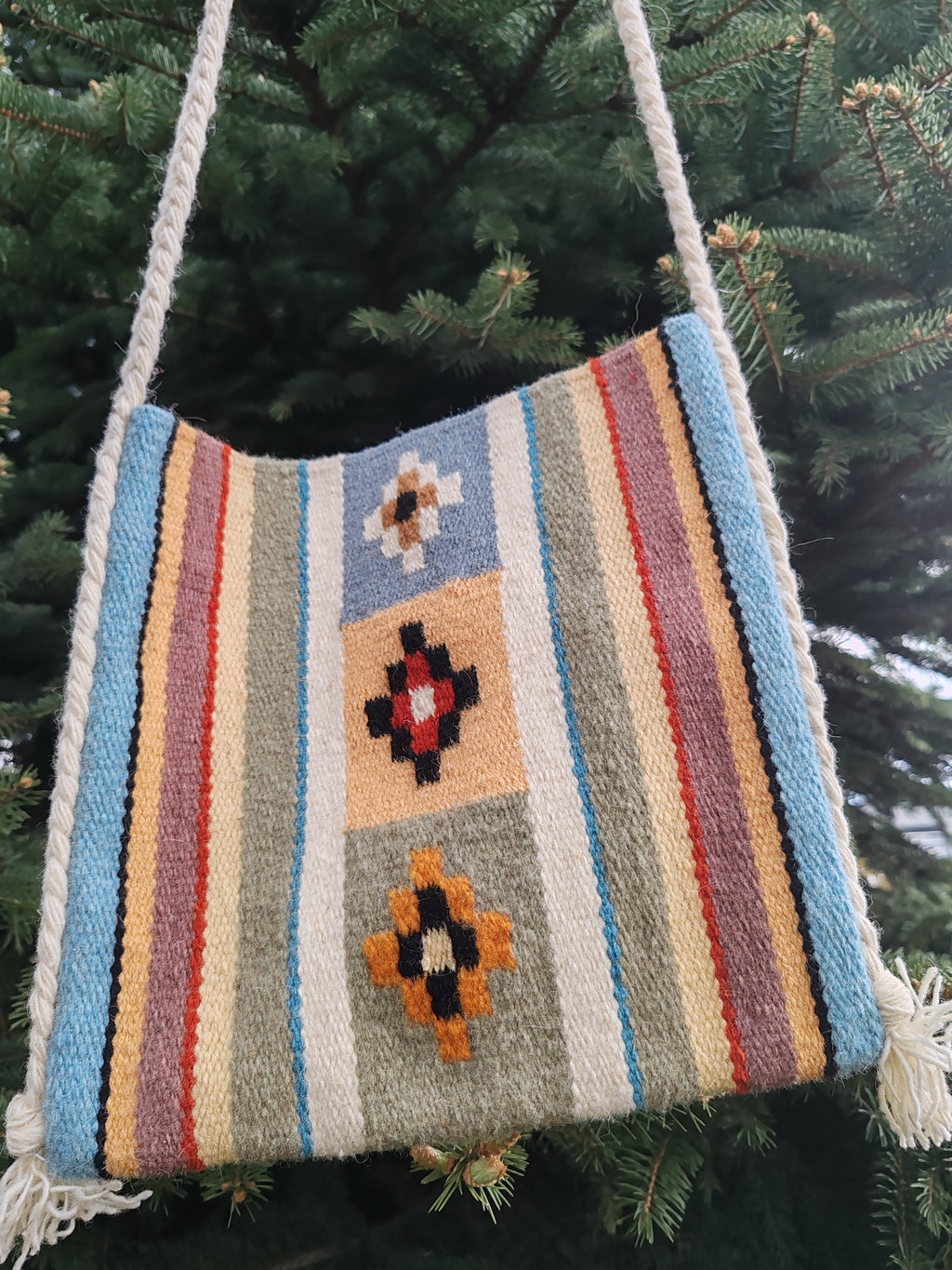 Woven Wool Bag – “Palat” Pattern
