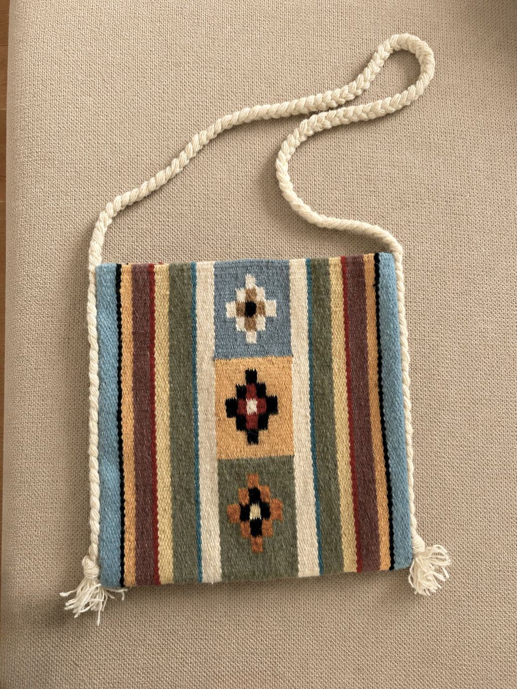 Woven Wool Bag – “Palat” Pattern